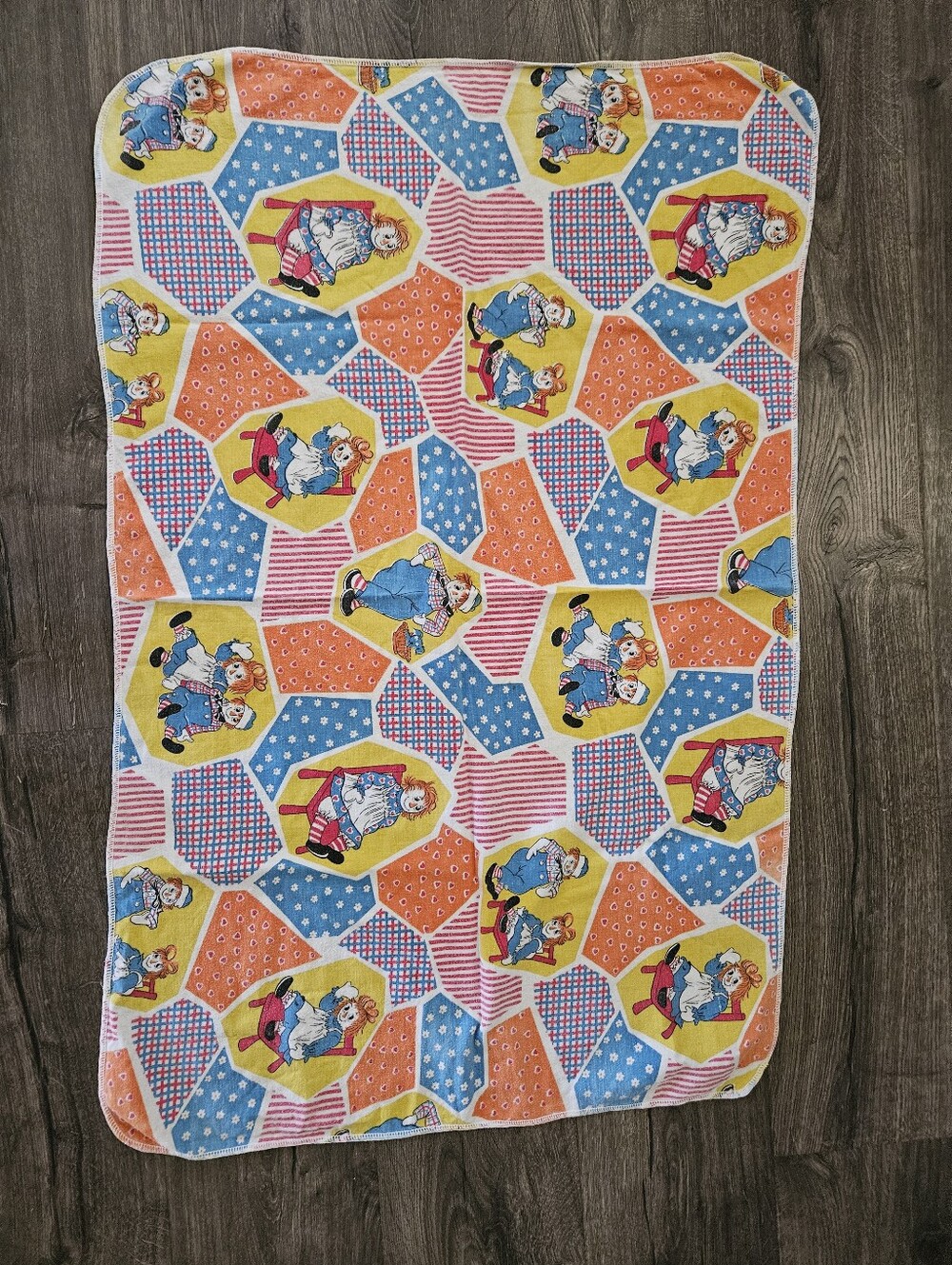 Vintage Raggedy Ann And Andy Blanket